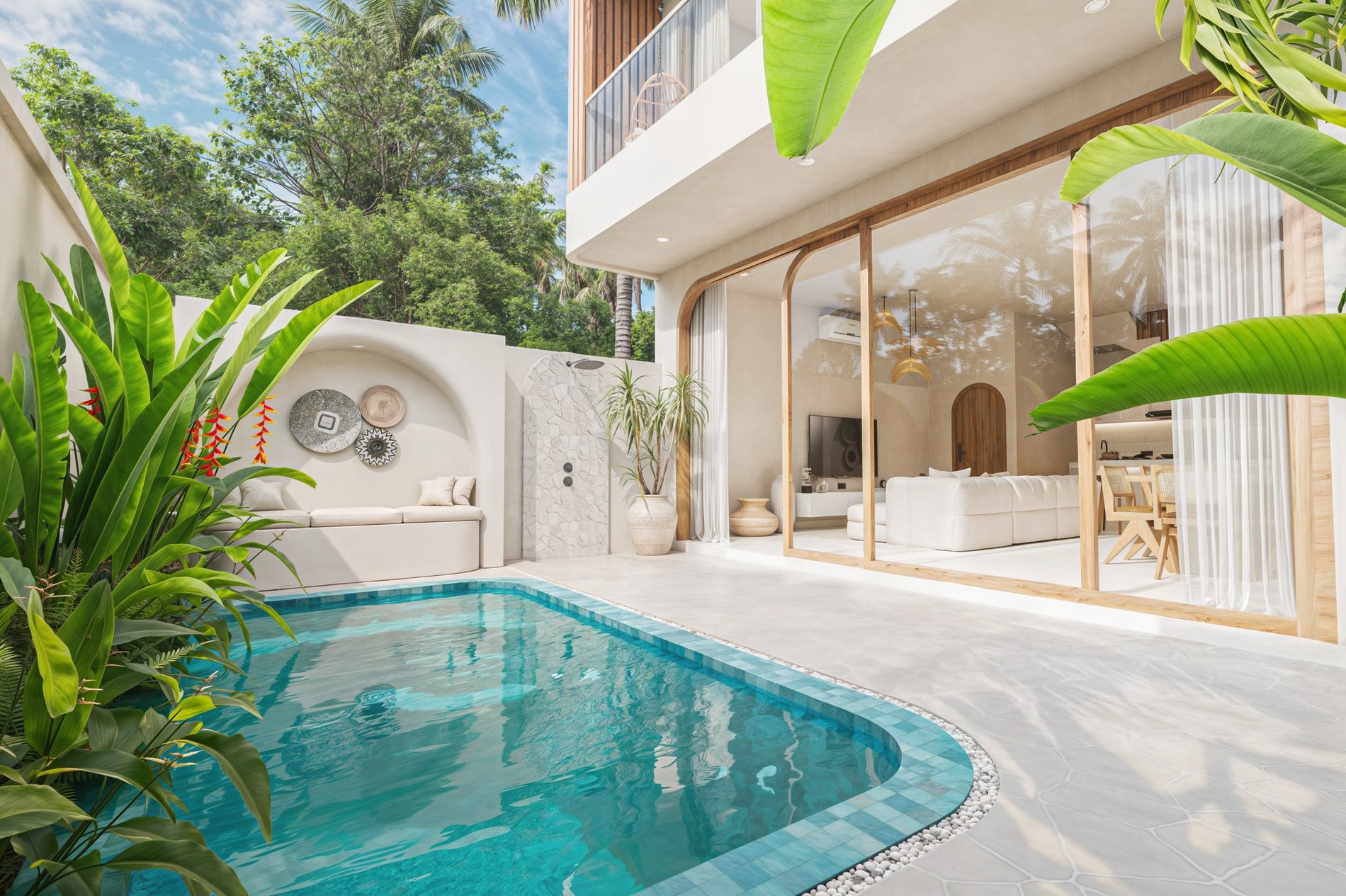 Arawa Villas, the pool