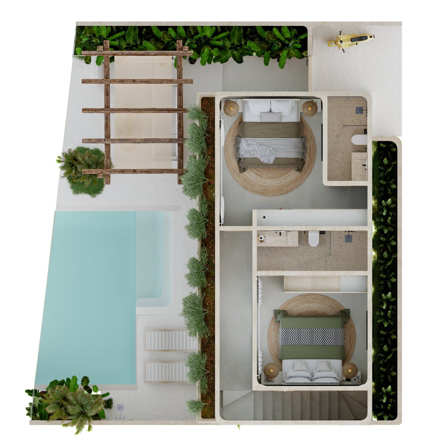 Baru Collection, The Two Bedroom Villa, First floor