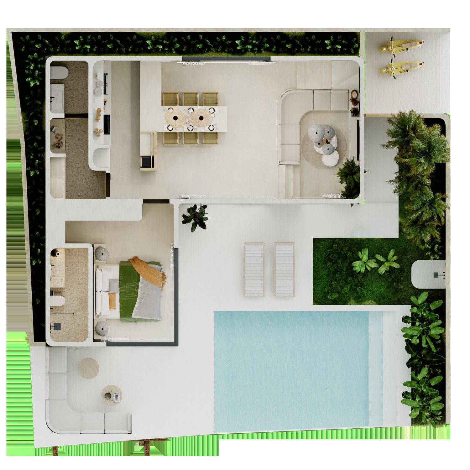 Baru Collection, The Three Bedroom Villa, Ground floor