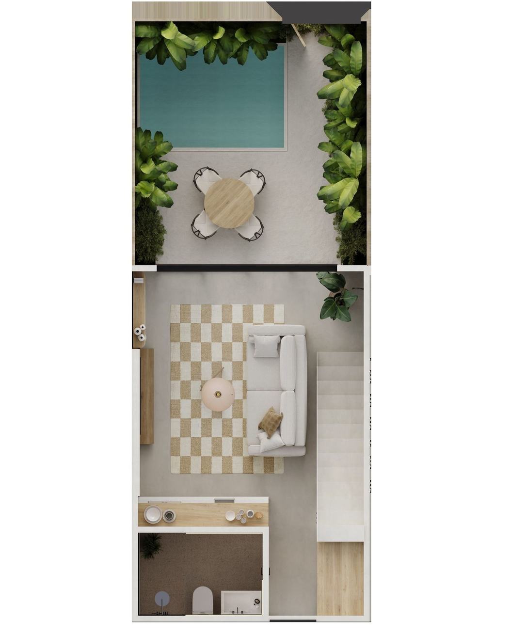Baru Collection, The Loft Villa, Ground floor