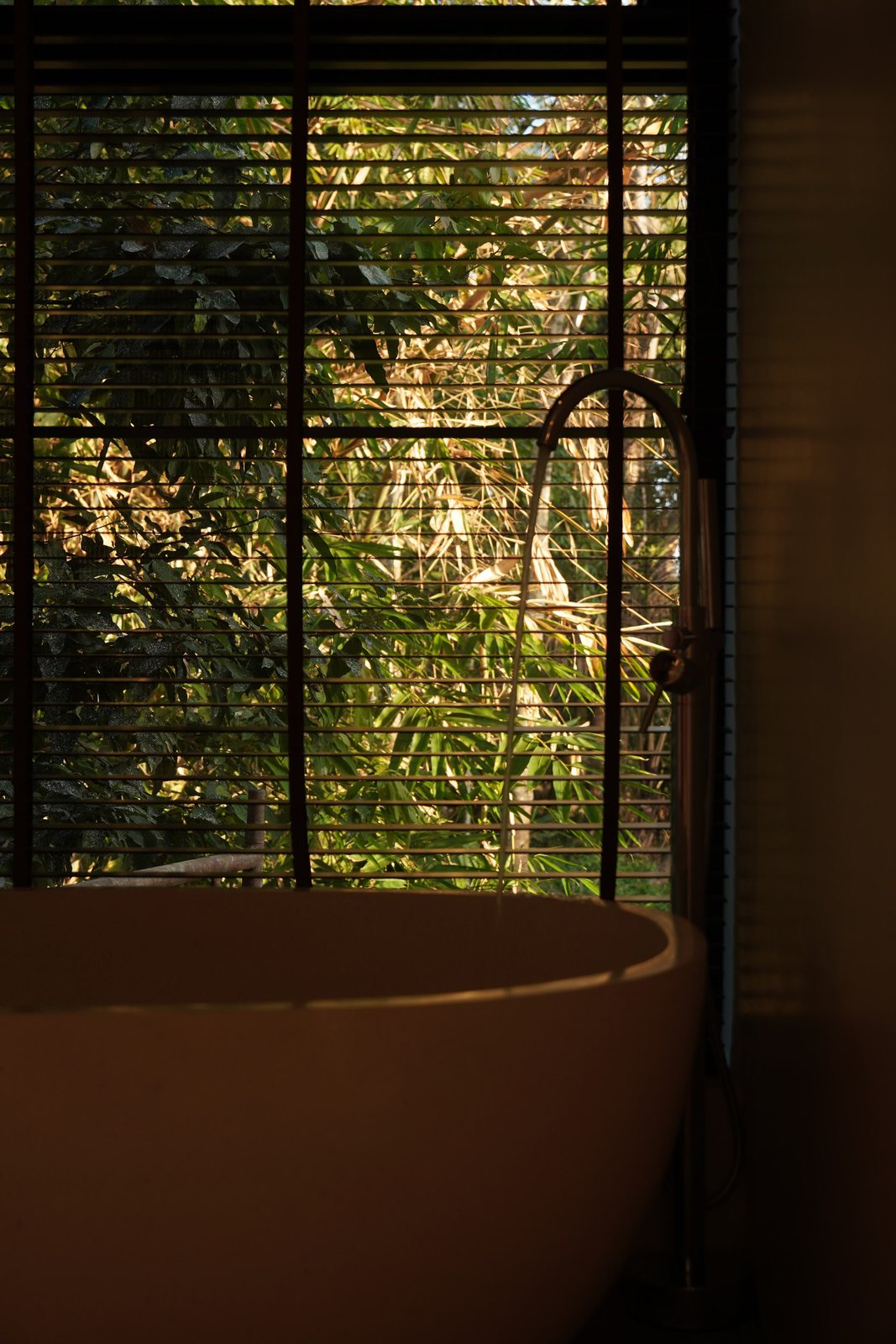 Pool villa, Batuan, Bath by the window