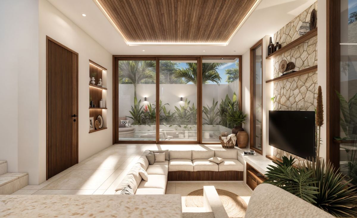 Arched 2 bed pool villa in Balangan, photo 3