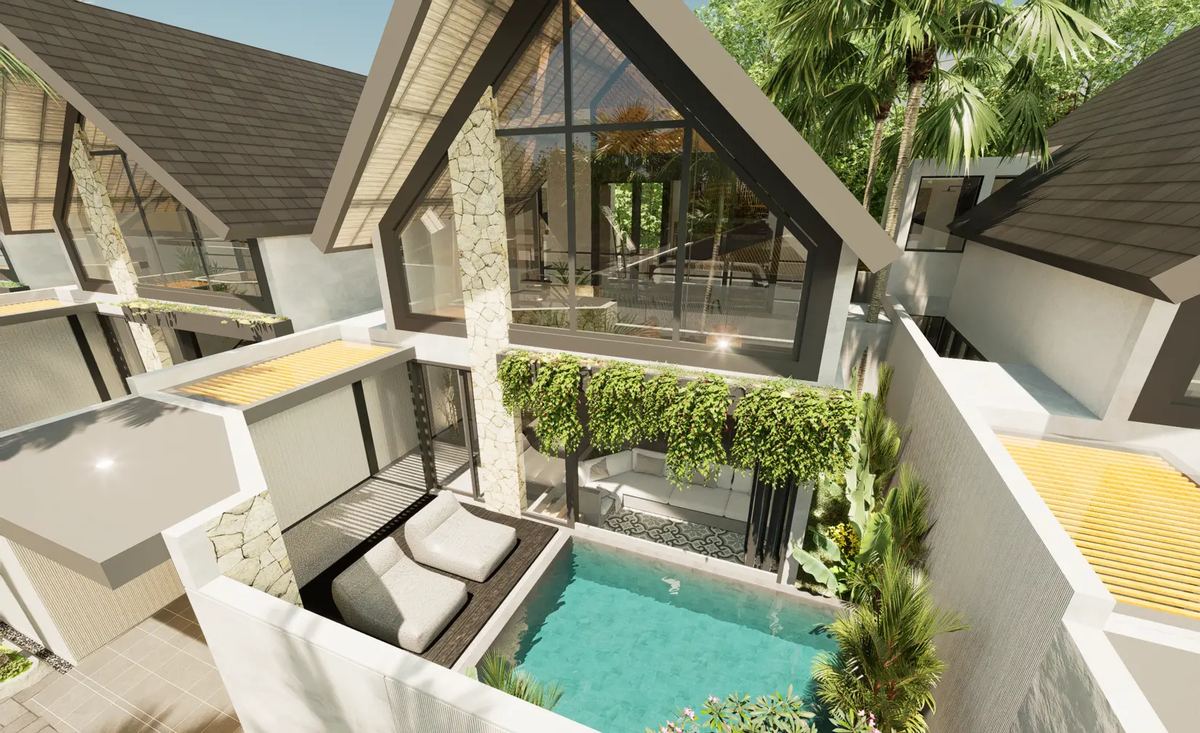 Mezzanine 2 bed villa in Ungasan, photo 1