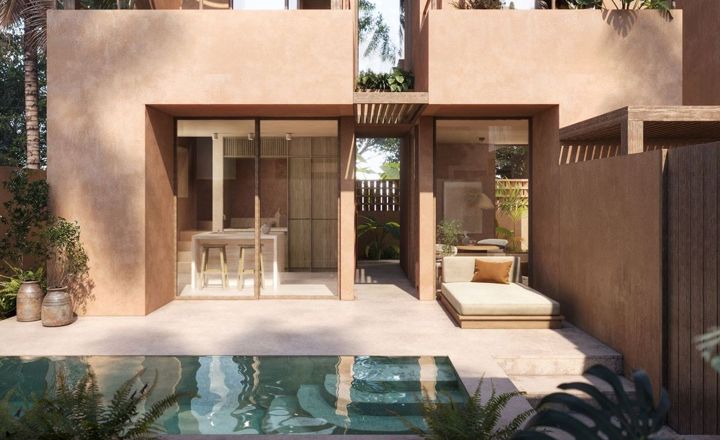Moroccan 1 bed rooftop villa in Nyang Nyang