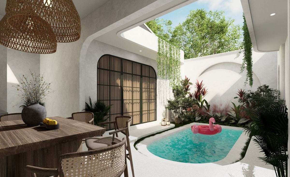 Garden 2 bed villa in Kerobokan, photo 1