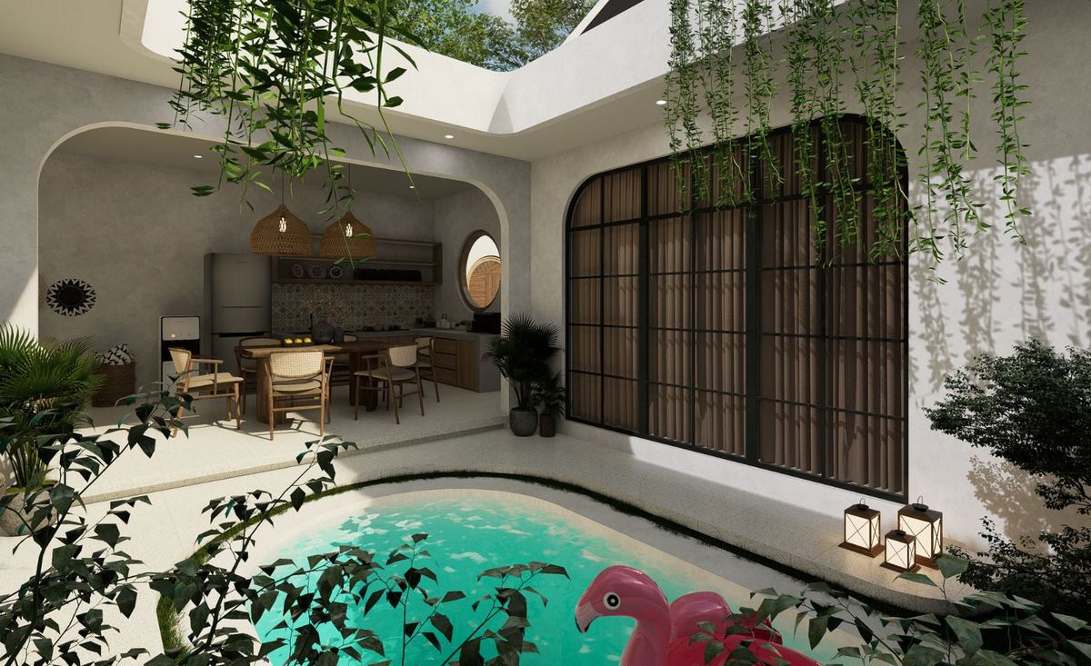 Garden 2 bed villa in Kerobokan, photo 3