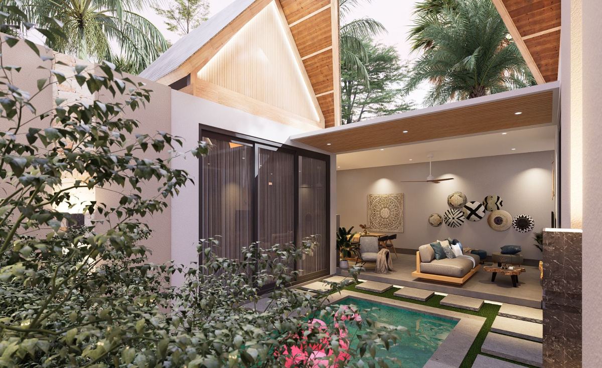 Garden 2 bed pool villa in Kerobokan, photo 1