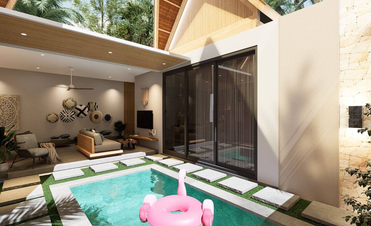 Garden 2 bed pool villa in Kerobokan, photo 2