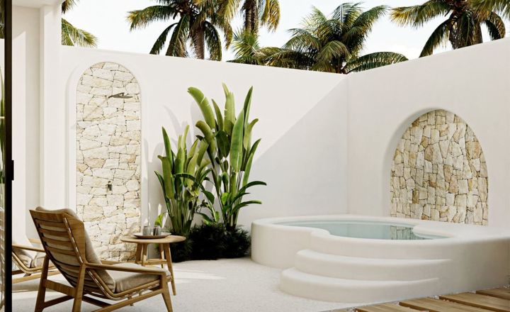 Mediterranean 1 bed villa in Berawa