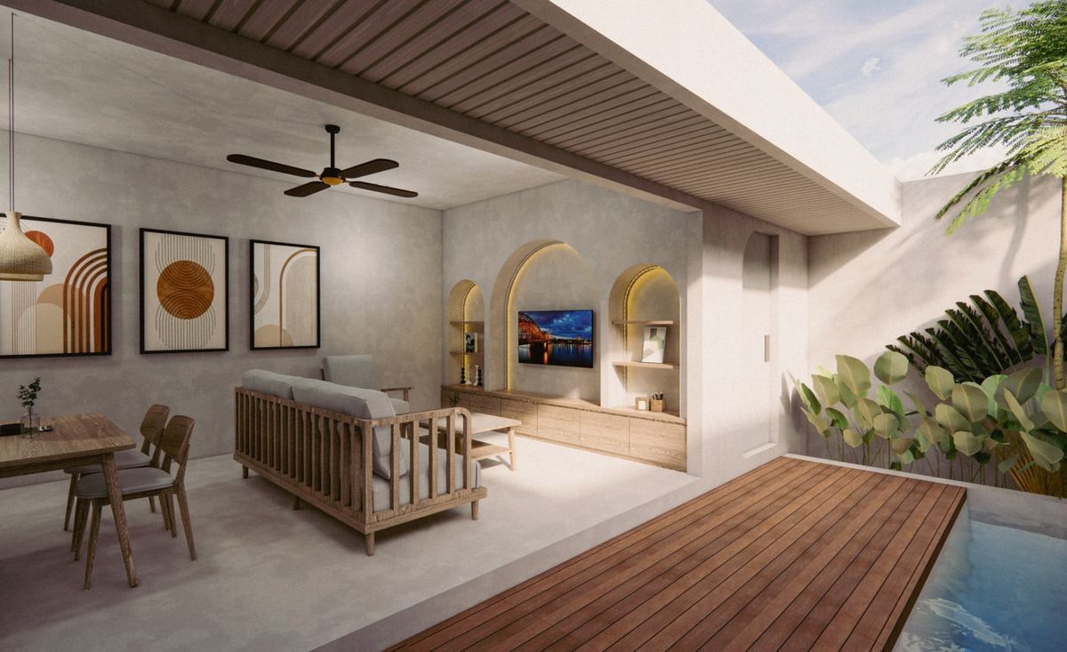 Hillside 2 bed villa in Jimbaran, photo 2