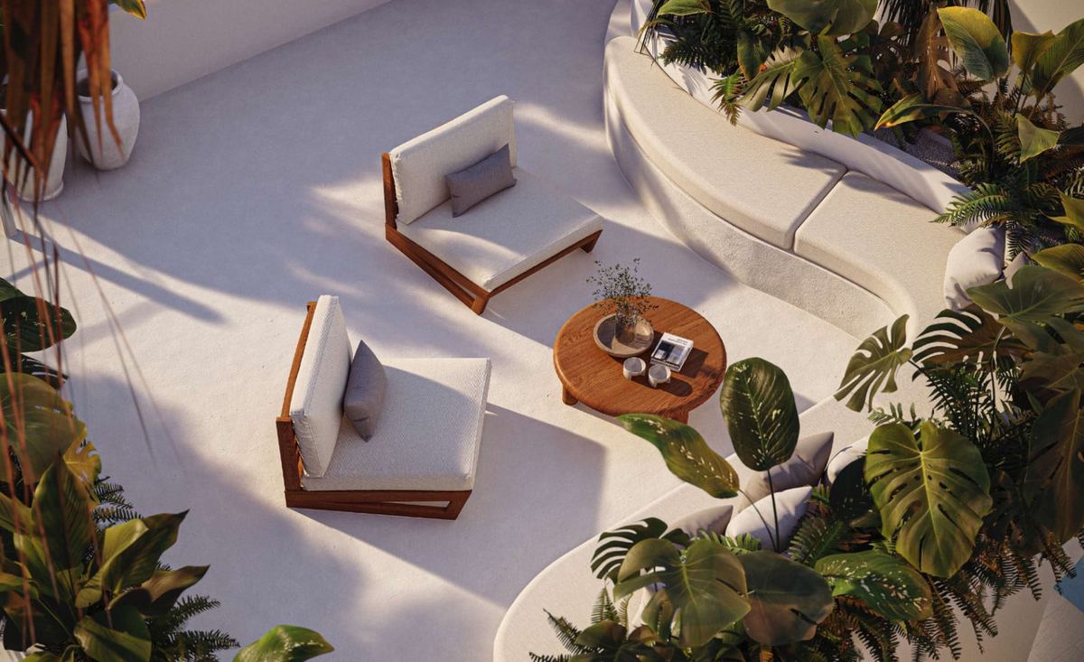 Rooftop 1 bed villa in Ungasan, photo 3