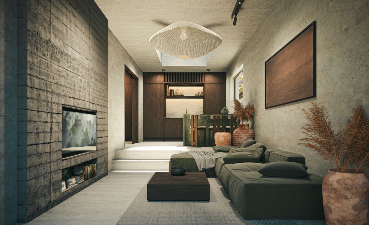 Concrete 1 bed studio in Bingin, photo 2