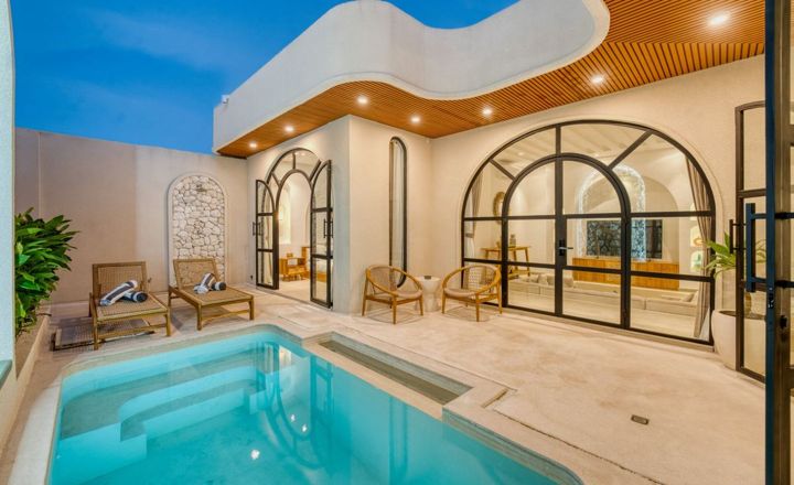 Mediterranean 2 bed pool villa in Kerobokan