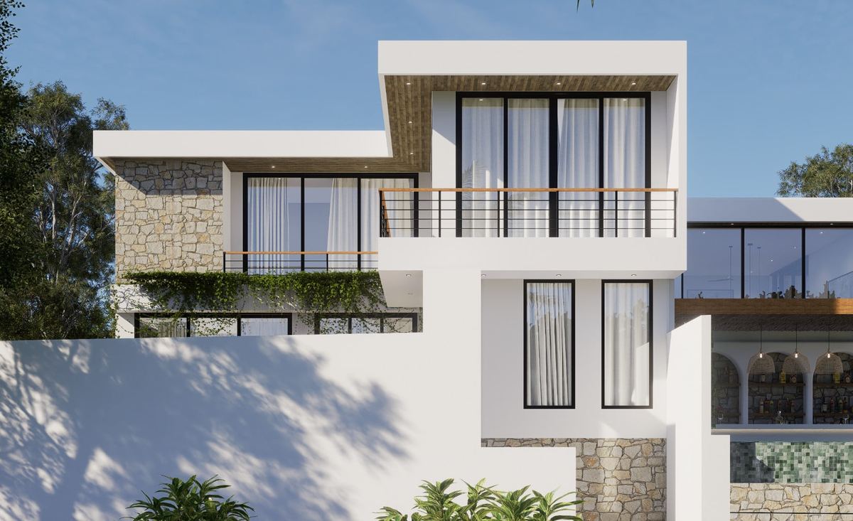 Golf side 3 bed pool villa in Balangan, photo 2