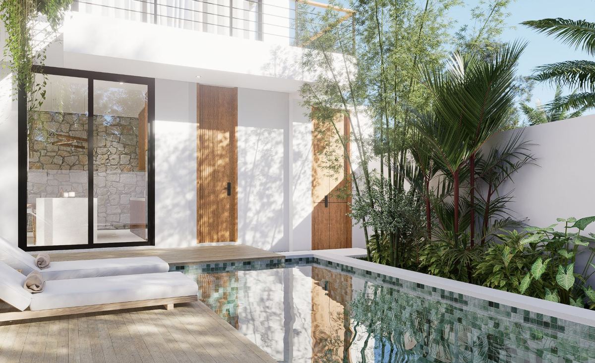 Golf side 3 bed pool villa in Balangan, photo 3
