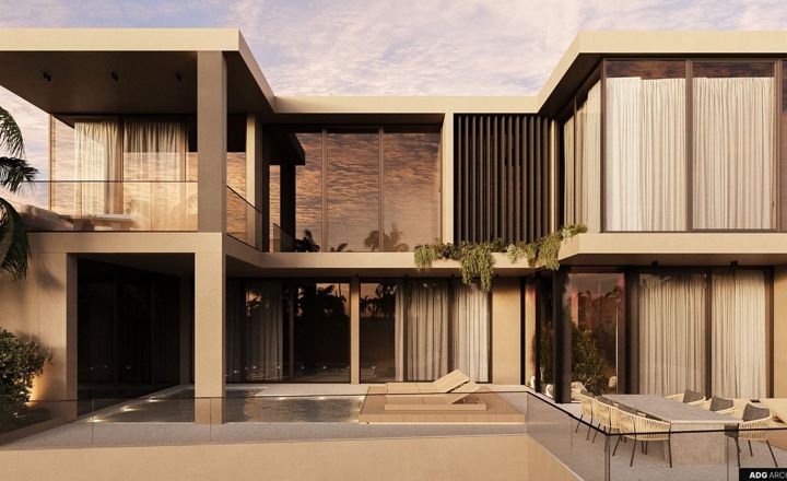 Hilltop 4 bed pool villa in Bingin