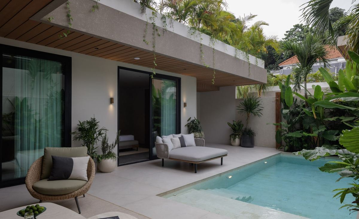 Riverside 4 bed pool villa in Pererenan, photo 2