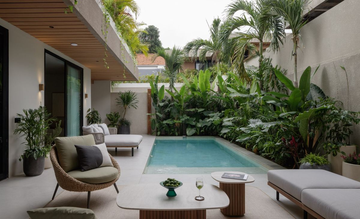 Riverside 4 bed pool villa in Pererenan, photo 3