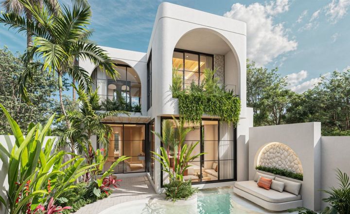 Sunken lounge 2 bed pool villa in Pecatu
