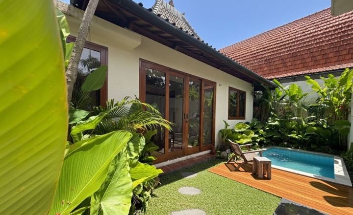 Single storey 1 bed pool villa in Pecatu