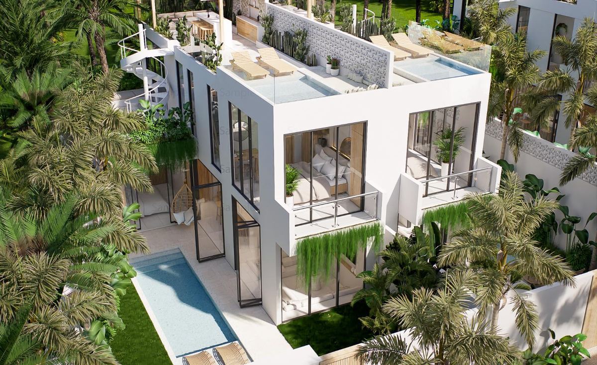 White stone 3 bed pool villa in Umalas, photo 2