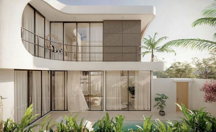 Sculpted 2 bed pool villa in Pecatu