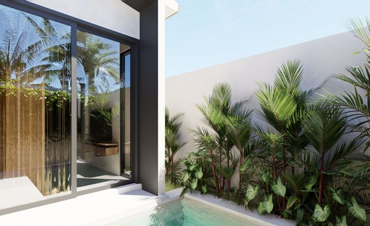 Compact 1 bed pool villa in Melasti