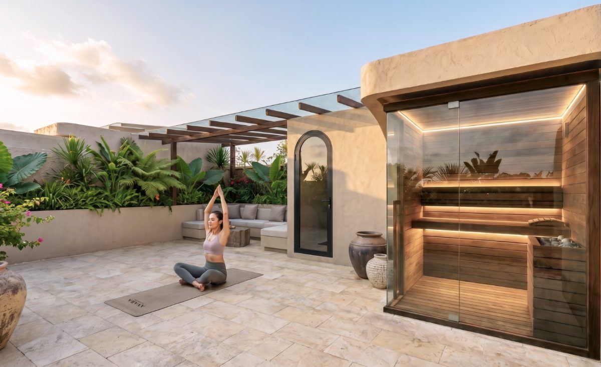 Rooftop sauna 2 bed pool villa in Bingin, photo 3
