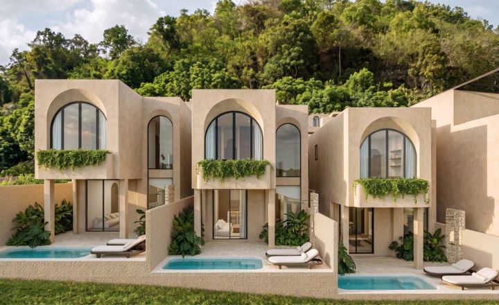 Marble 2 bed pool villa in Bingin