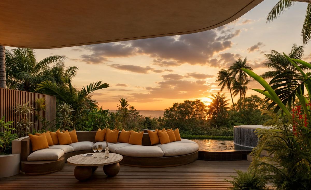 Ocean view 3 bed pool villa in Pecatu, photo 3