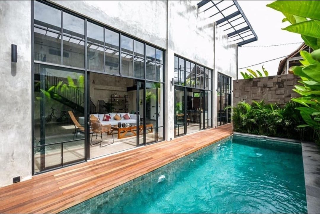 Industrial 3 bed loft pool villa in Canggu, photo 1