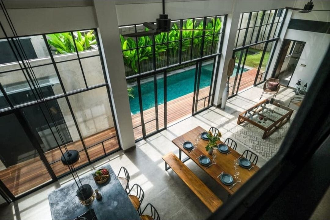 Industrial 3 bed loft pool villa in Canggu, photo 2