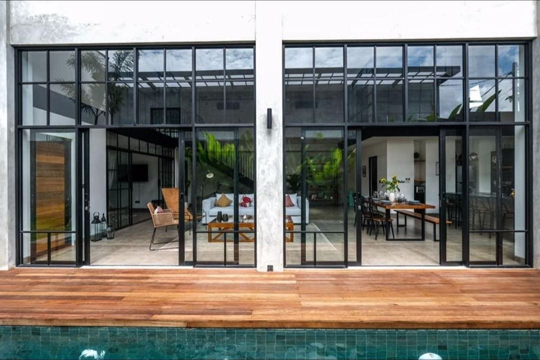 Industrial 3 bed loft pool villa in Canggu, photo 3