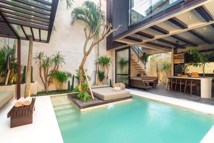 River view 2 bed pool villa in Canggu