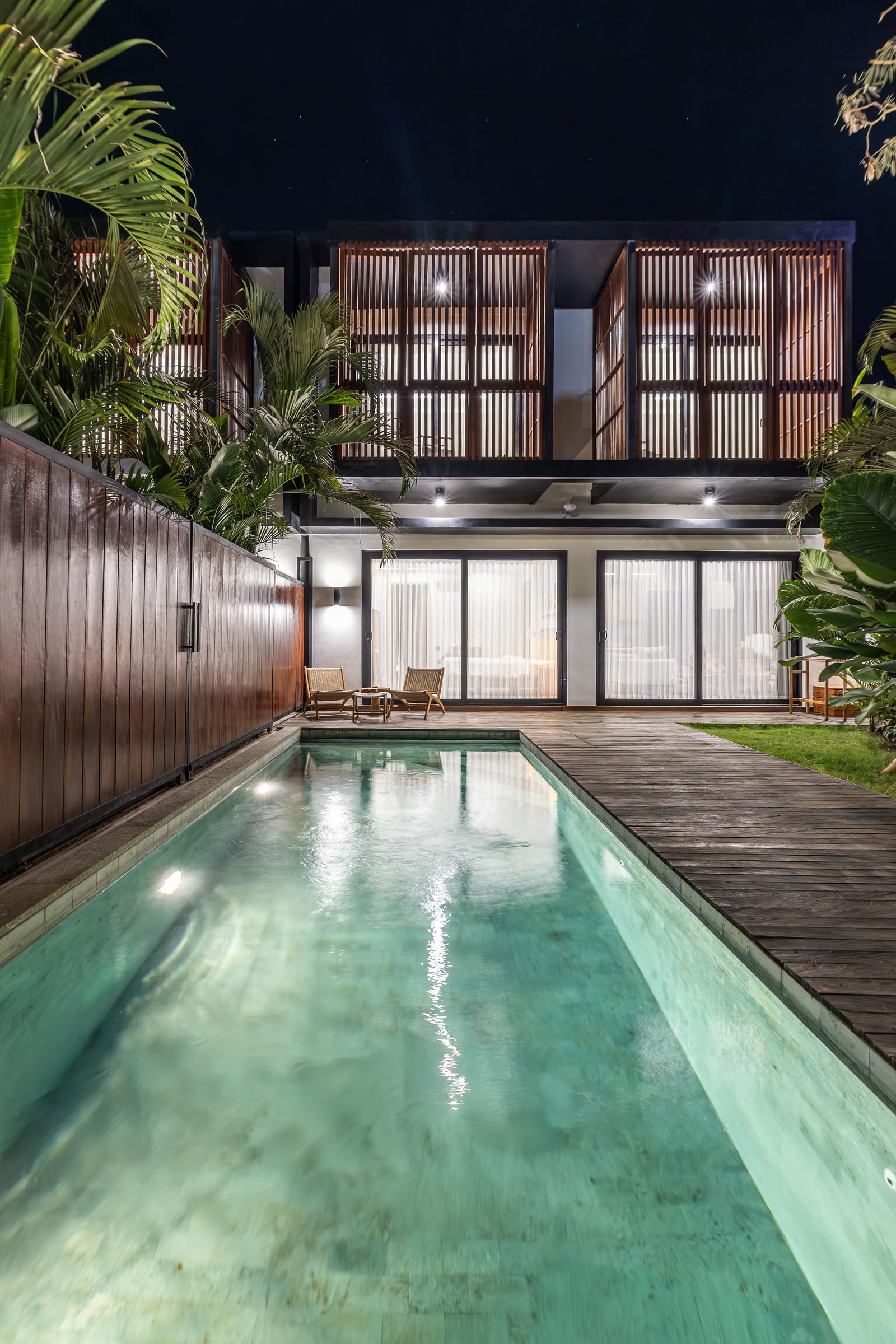 Teak furnished 3 bed rooftop villa in Batu Bolong, photo 3