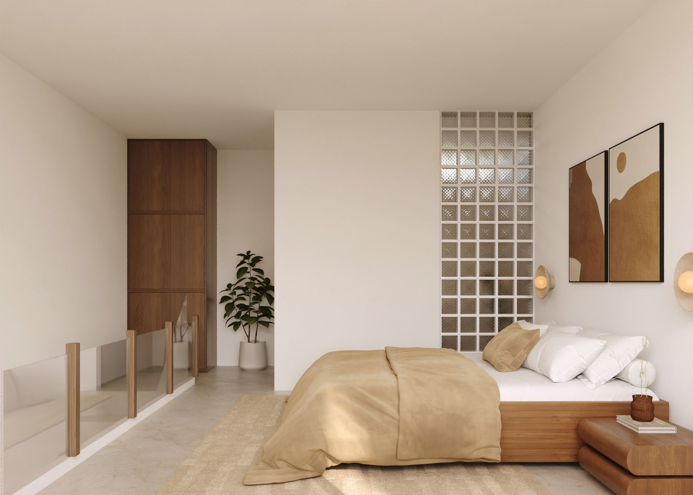 A 1 bed pool loft we list in Ungasan, render