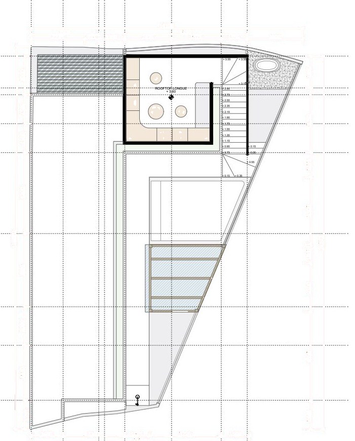 2 bed pool villa, Kaba Kaba, floor plan