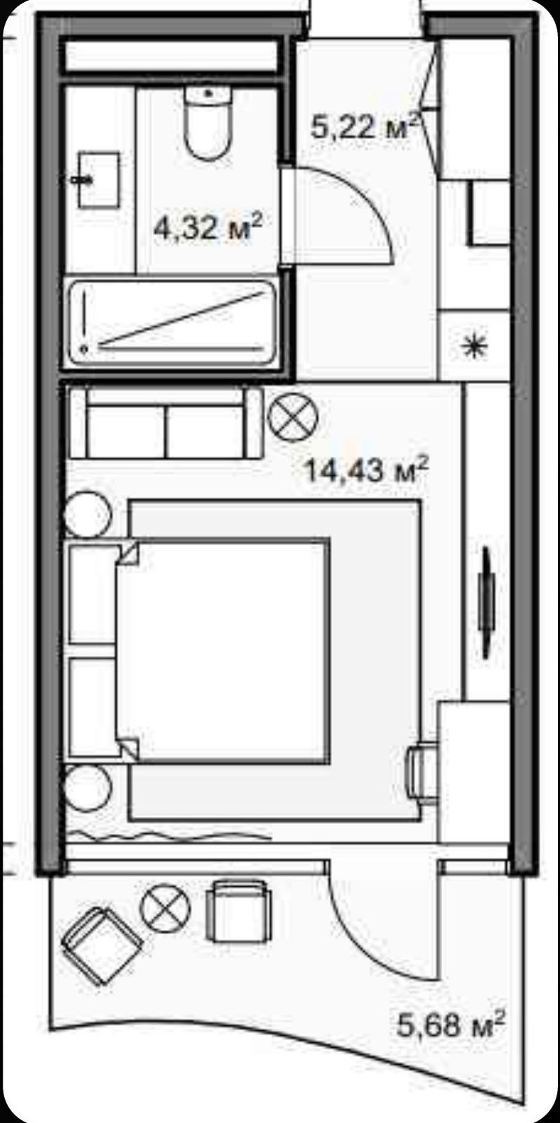 Hotel suites and villas, Kutuh, Pandawa, floor plan