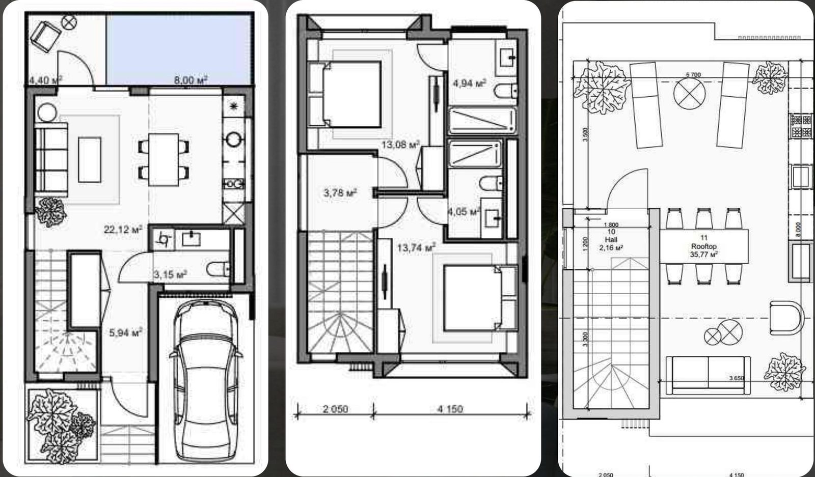 Hotel suites and villas, Kutuh, Pandawa, floor plan