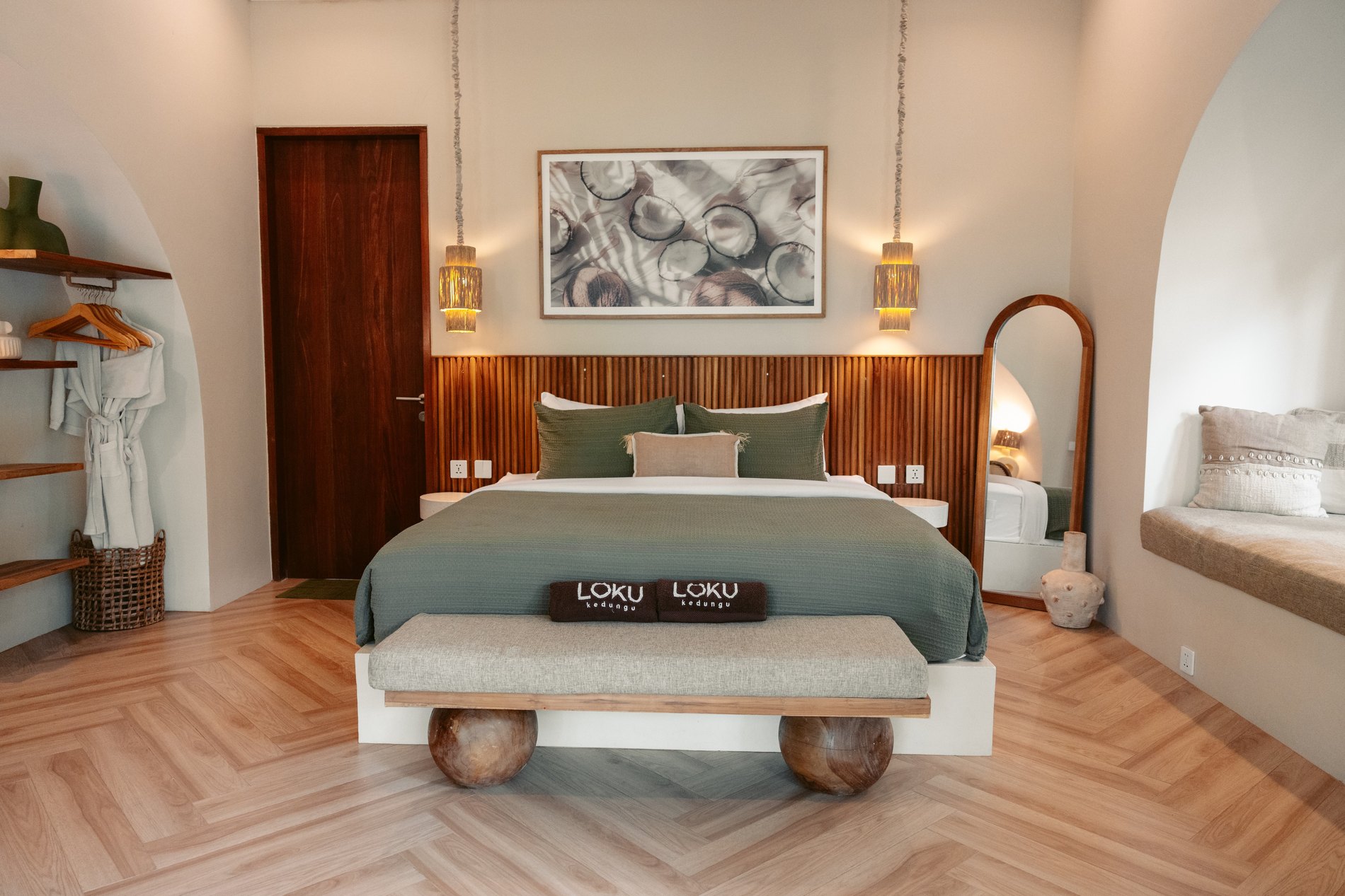 LOKU, a bedroom