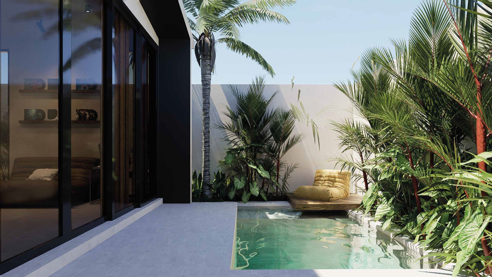 Pool studio, Melasti, the garden and pool