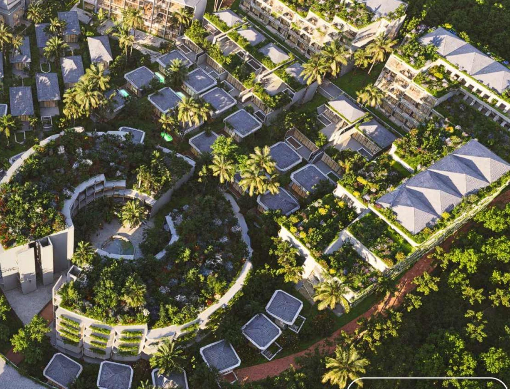 NAI Nusa Dua, aerial view over the villas