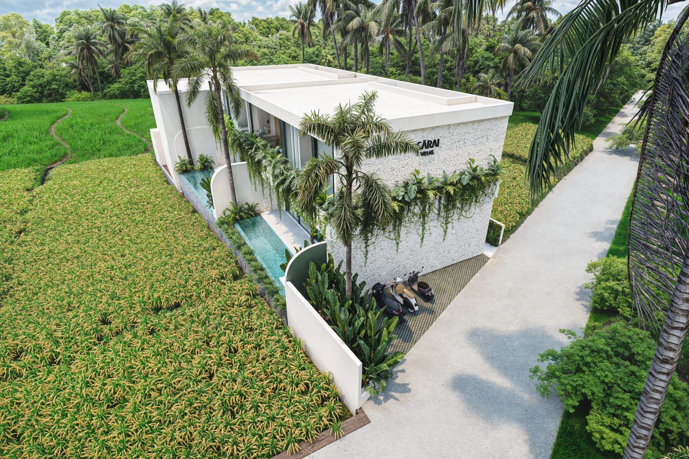 SĀRAI Villas, the development