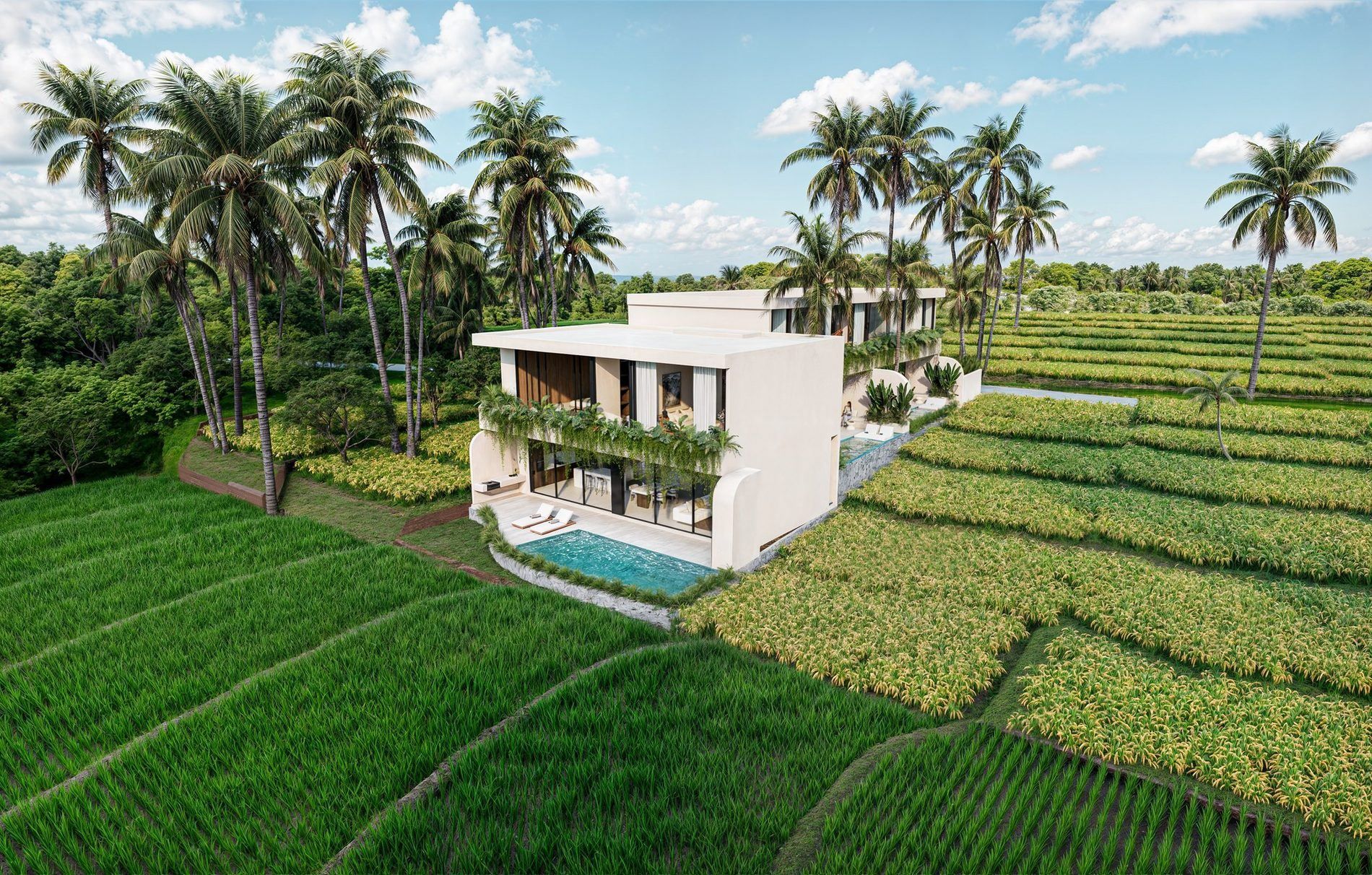SĀRAI Villas, the development