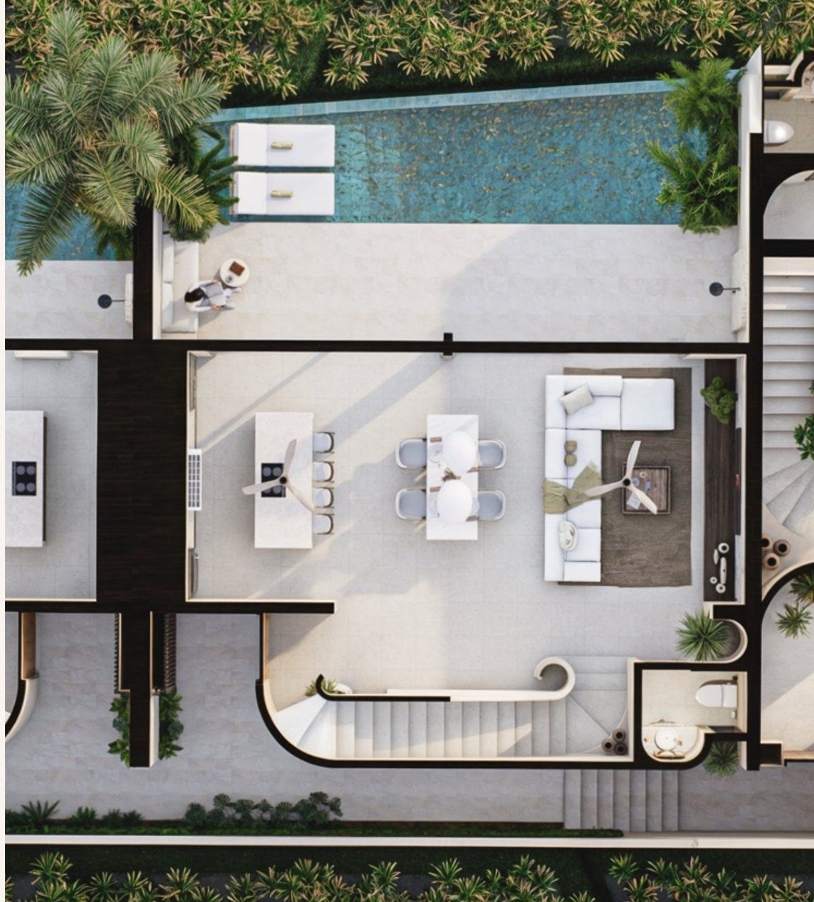 SĀRAI Villas, Oriza and Áurea, Áurea, ground floor