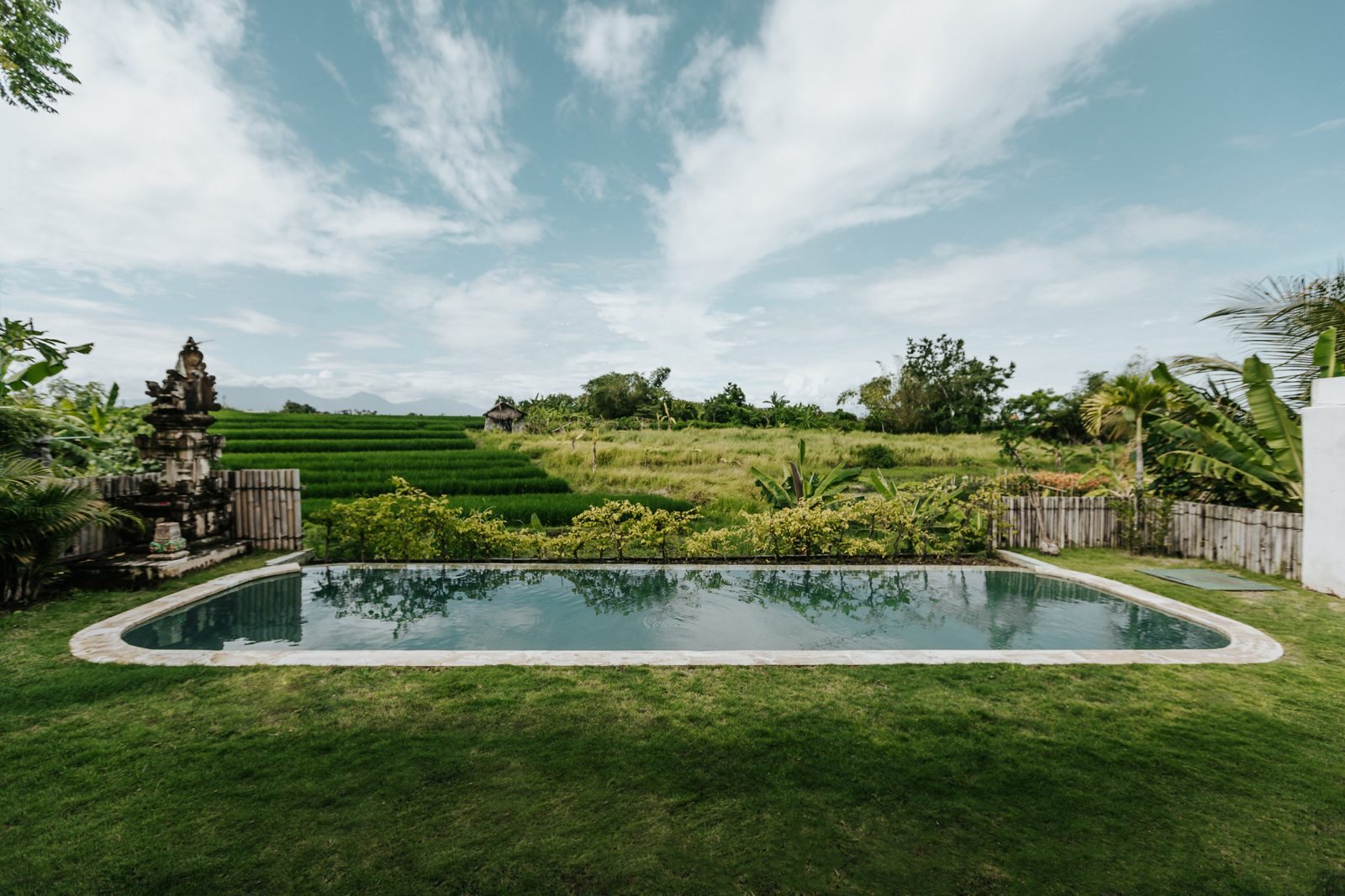 4 bed villa, Seseh, the main pool and the fields beyond