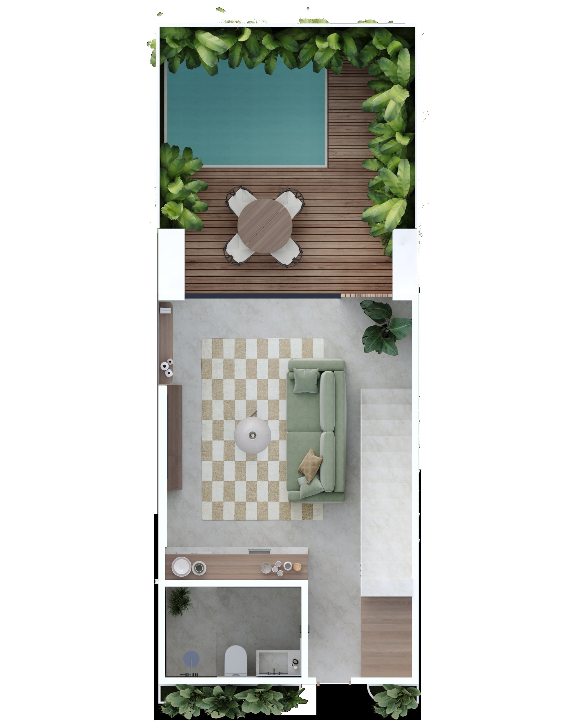 Suara Villas ground floor plan